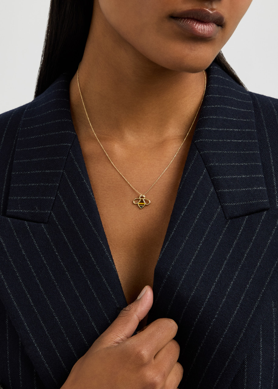 ALIITA Bee Brillante 9kt gold necklace | Harvey Nichols ALIITA Bee Brillante 9kt gold necklace | Harvey Nichols