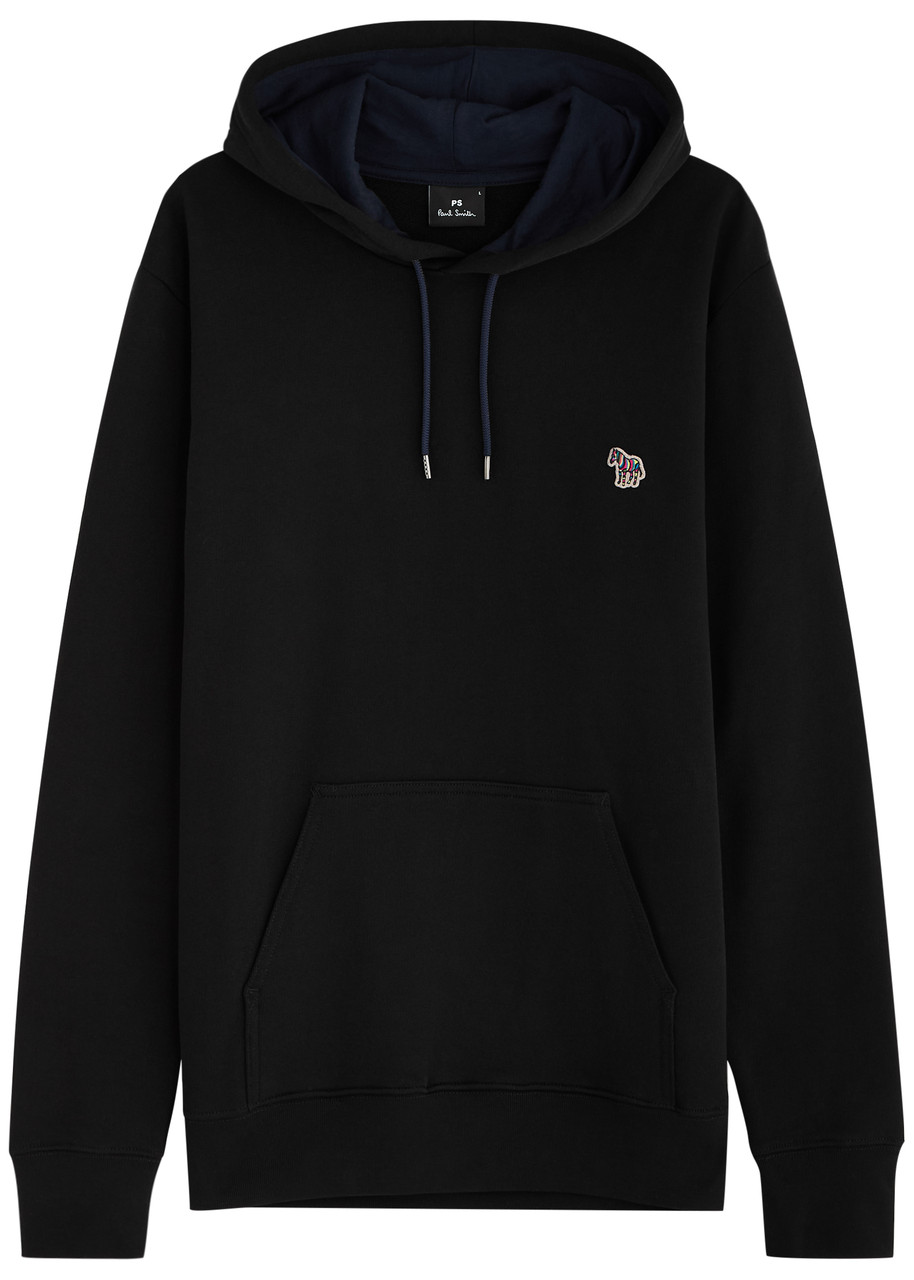 PS PAUL SMITH Logo-appliquéd hooded cotton sweatshirt | Harvey Nichols