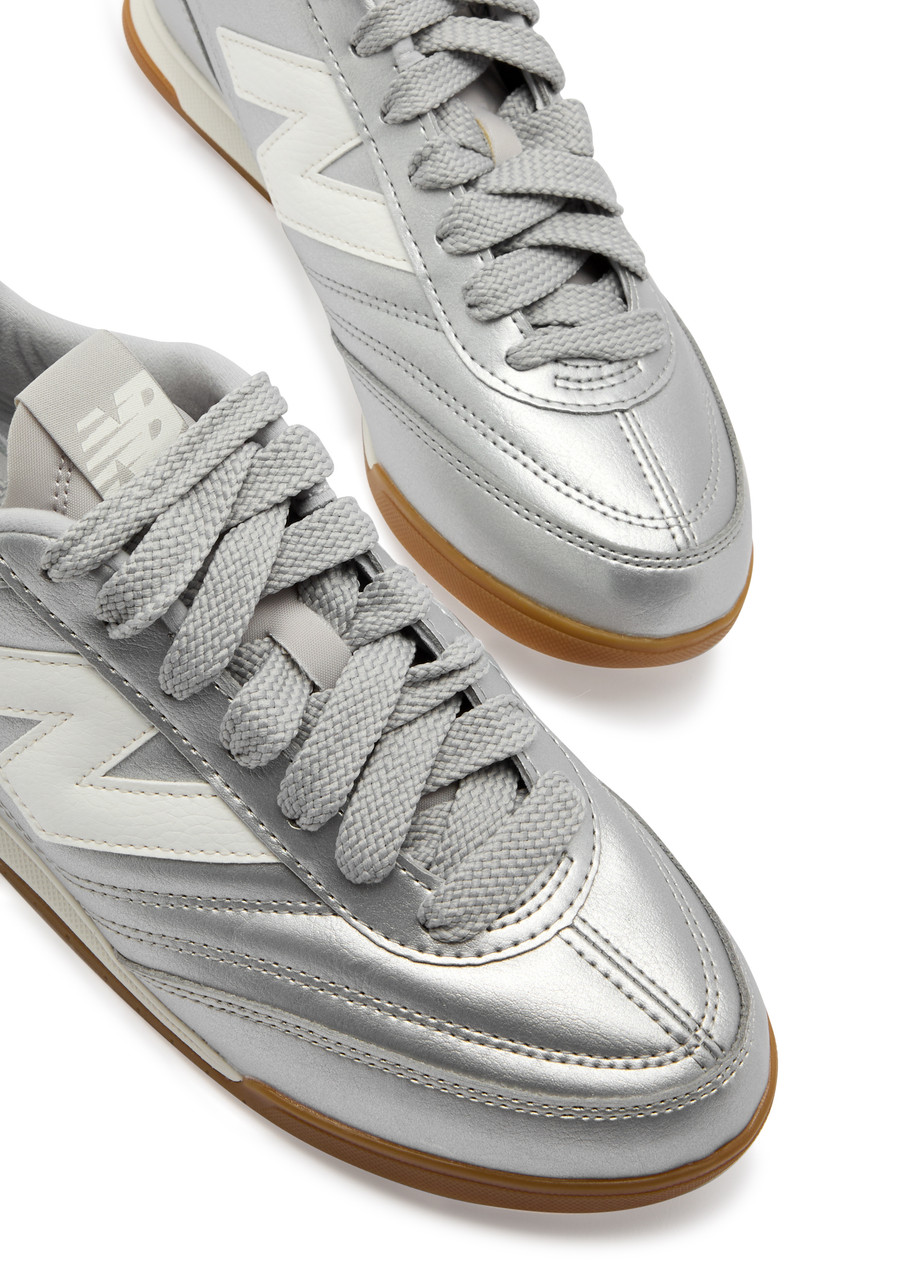 NEW BALANCE RC42 panelled metallic-leather sneakers | Harvey Nichols
