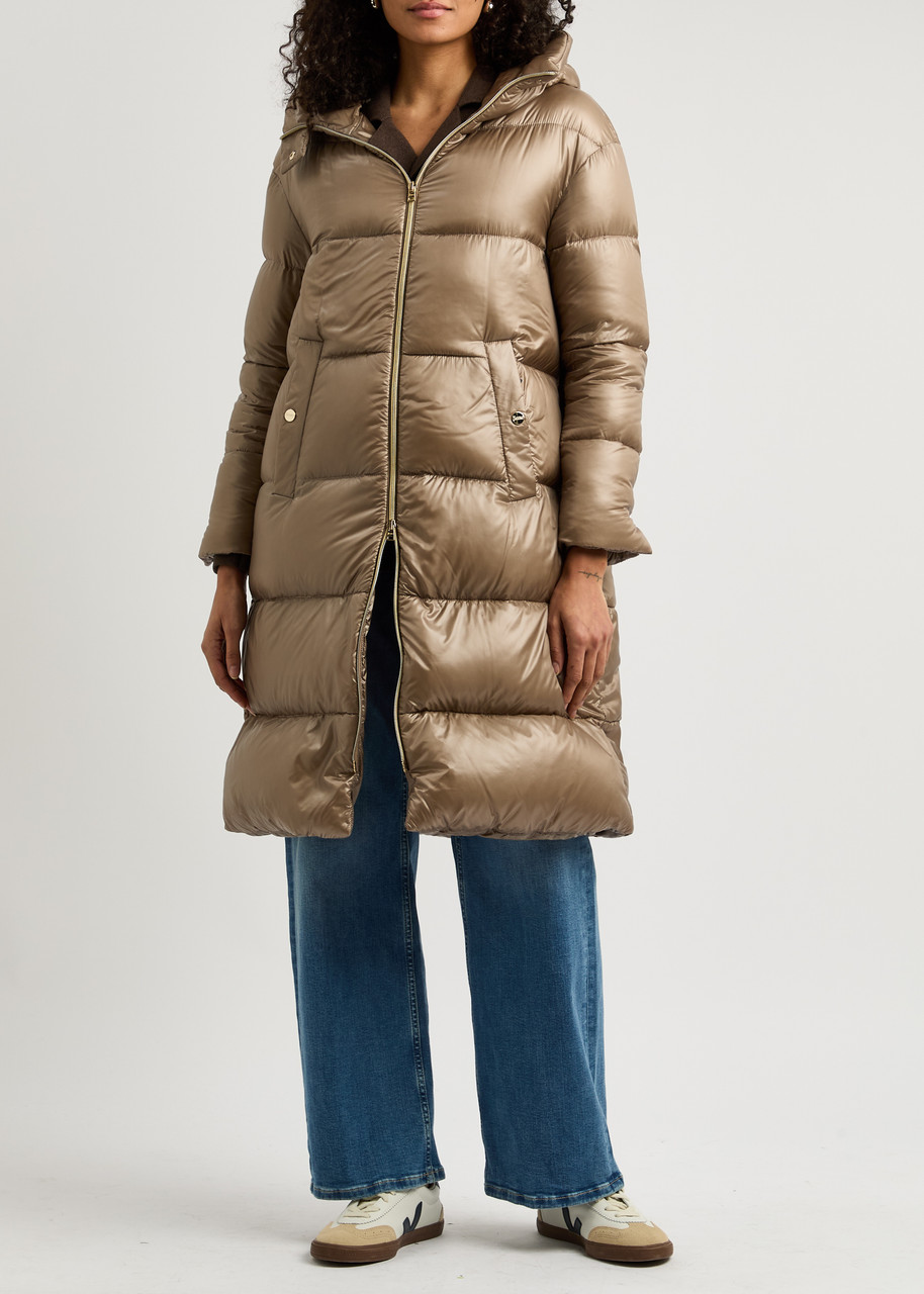 【関税&送料込み】Herno Ultralight Hooded Quilted Jacket C HERNO Ultralight hooded quilted shell coat | Harvey Nichols