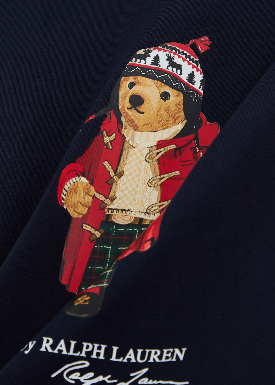 POLO RALPH LAUREN KIDS Bear-print cotton T-shirt Harvey Nichols