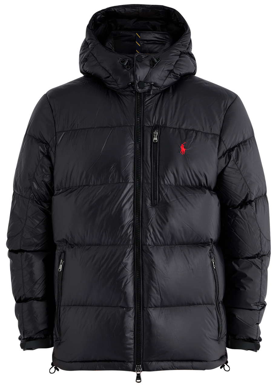 POLO RALPH LAUREN Quilted hooded glossed shell jacket Harvey Nichols