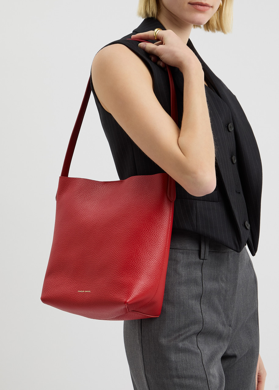 ★関税・送料込み★Mansur Gavriel★ Everyday Cabas Bag Mini Mansur Gavriel Mini Everyday Cabas grained-leather shoulder