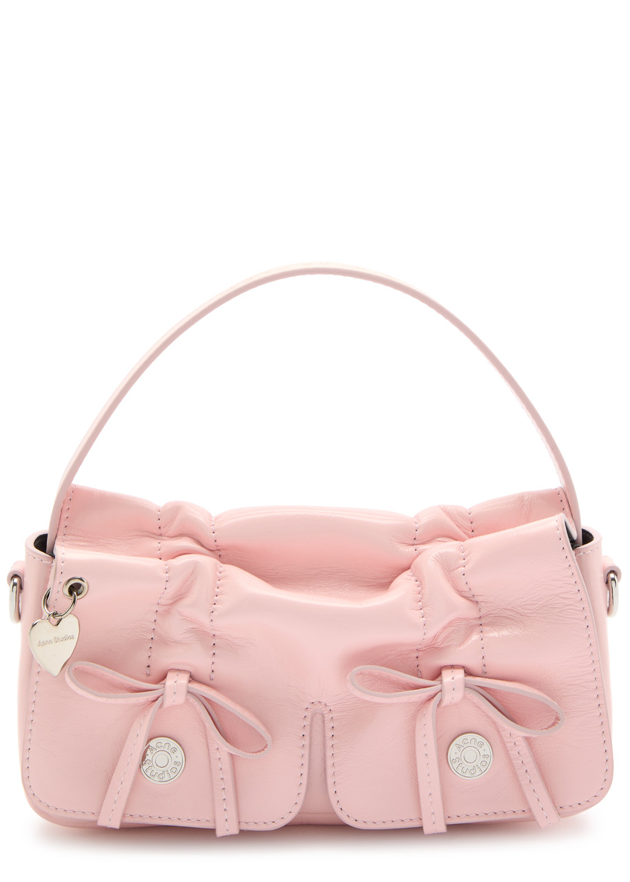 ACNE STUDIOS Mini Multipocket leather top handle bag
