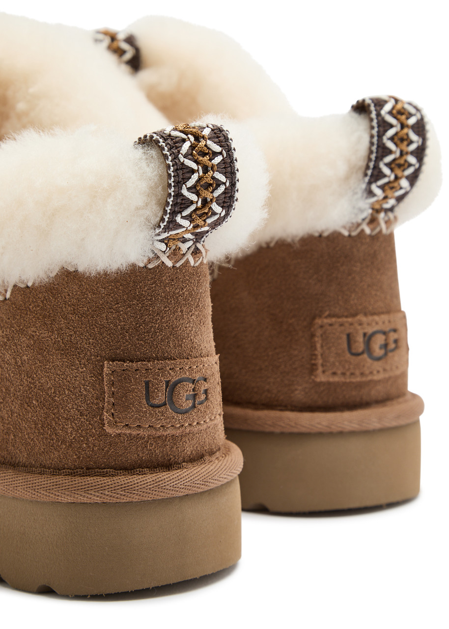 UGG Classic Ultra Mini Alpine suede ankle boots Harvey Nichols