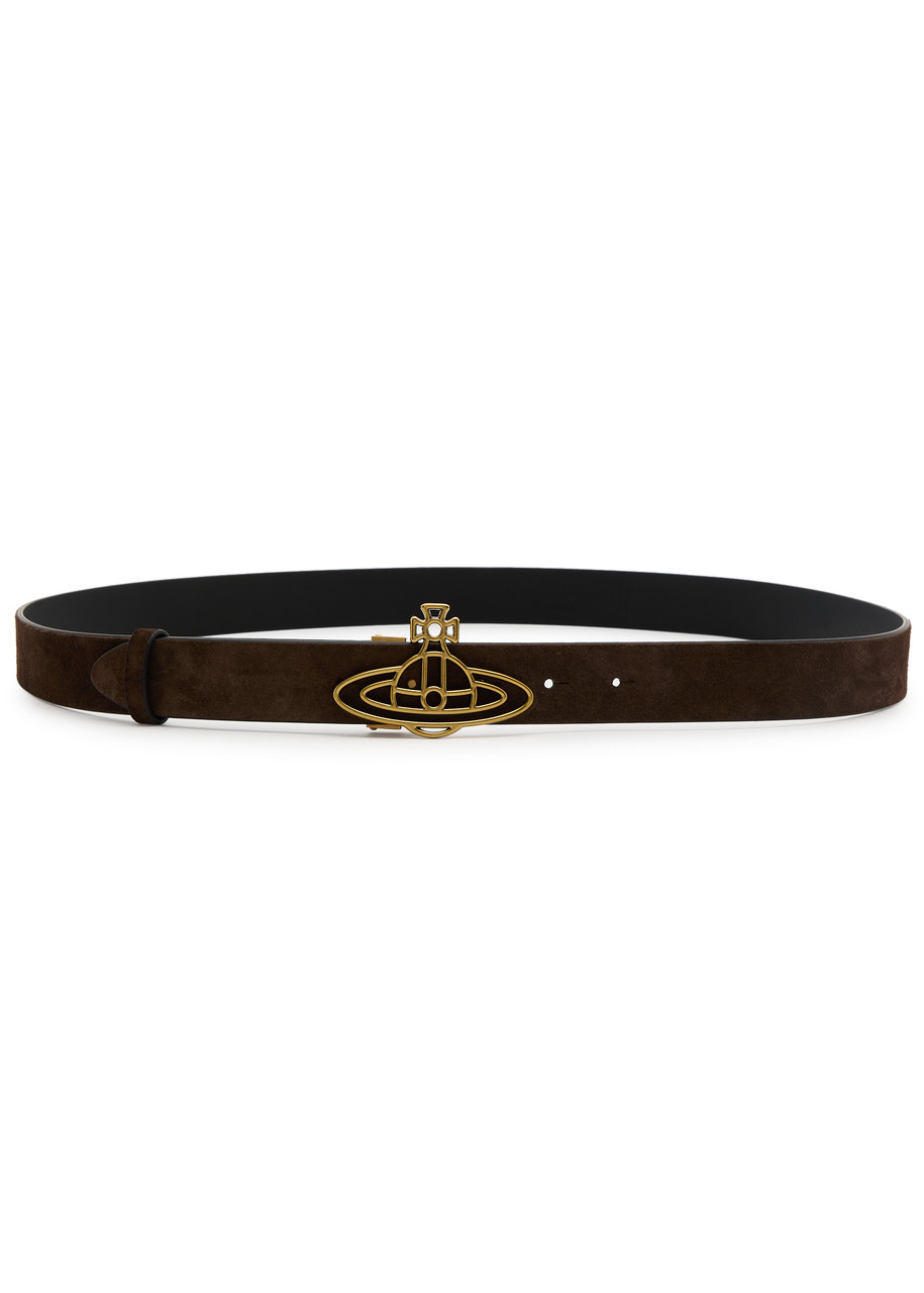 VIVIENNE WESTWOOD Orb suede belt Harvey Nichols