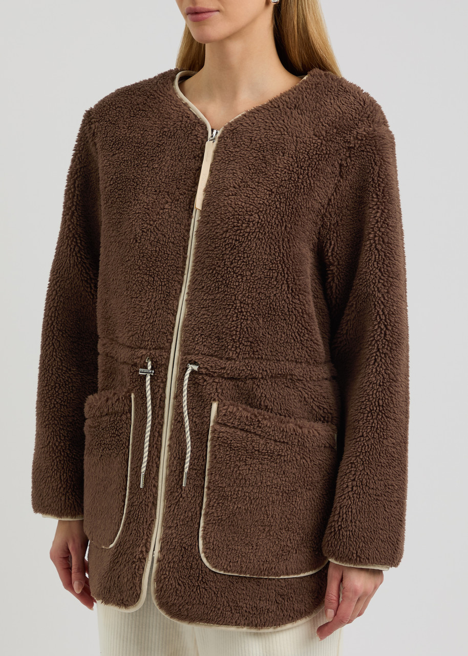 【Varley】 Angelina fauxシアリングジャケット VARLEY Angelina faux fur jacket | Harvey Nichols