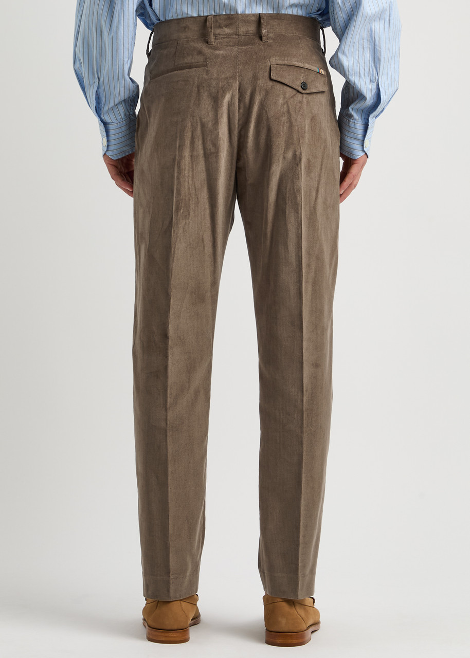 PAUL SMITH Tapered-leg corduroy trousers | Harvey Nichols