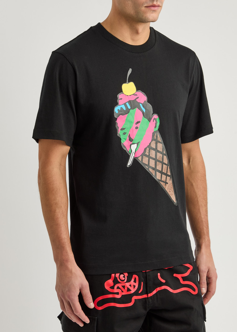 ICECREAM CONES TIGER OPEN SHIRT ＆PANTS ICE CREAM Cone Man printed cotton T-shirt | Harvey Nichols