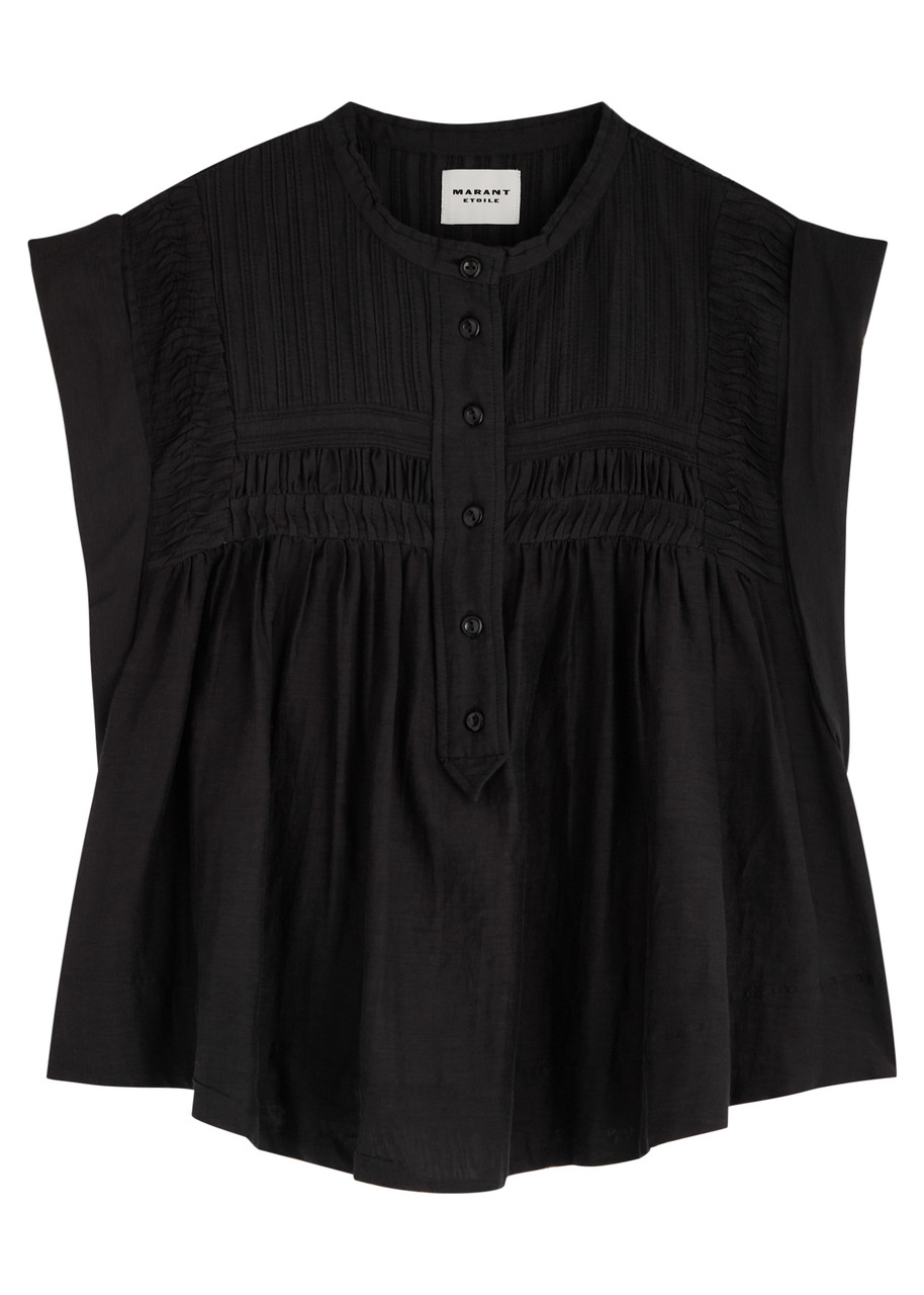 ISABEL MARANT デニムシャツ　ブラック　新品タグ付　plan c ISABEL étoile MARANT コットンシャツ ブラック 【公式通販】