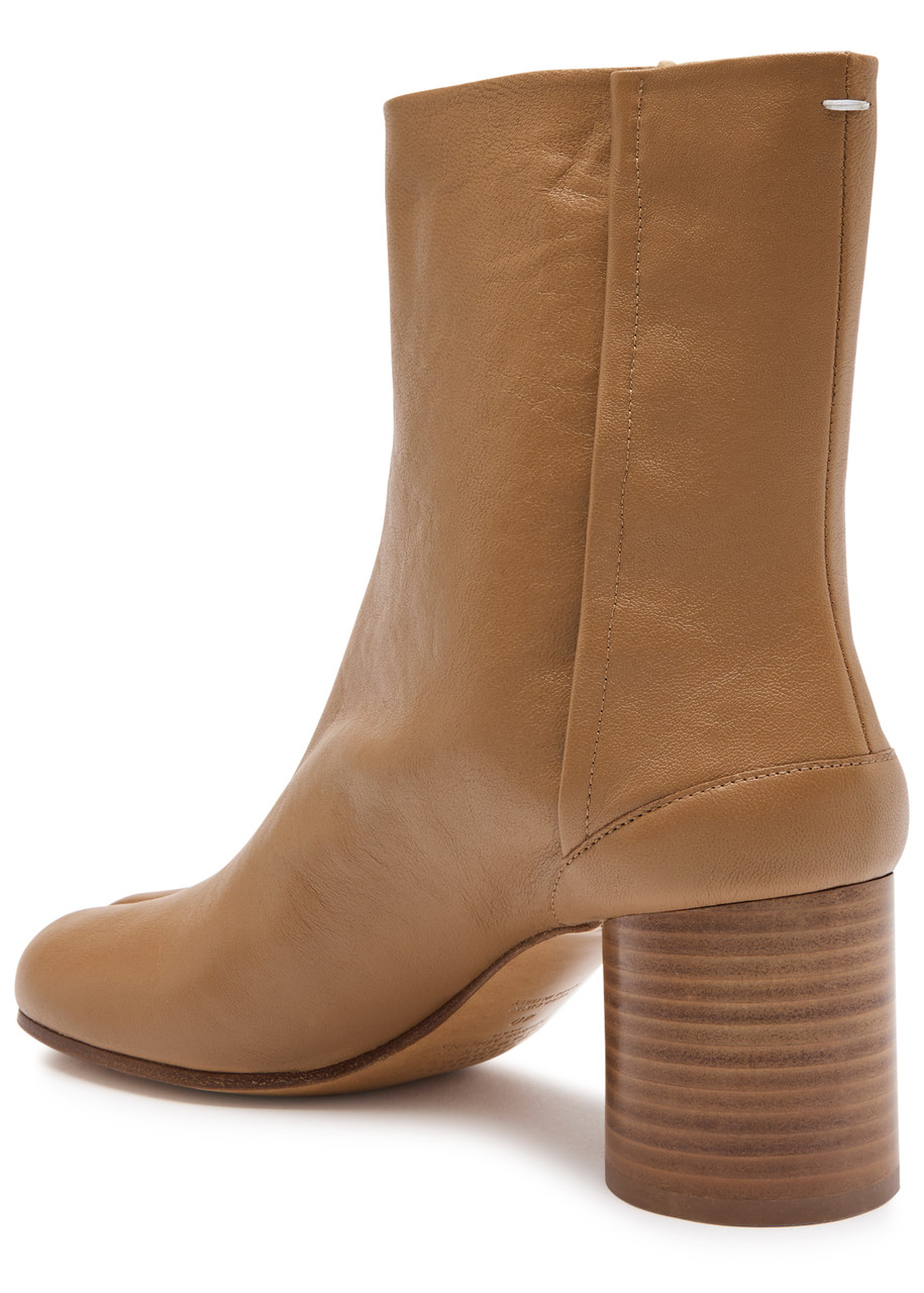 靴 Maison Margiela Tabi boots 37 Nude MAISON MARGIELA Tabi 60 leather ankle boots | Harvey Nichols