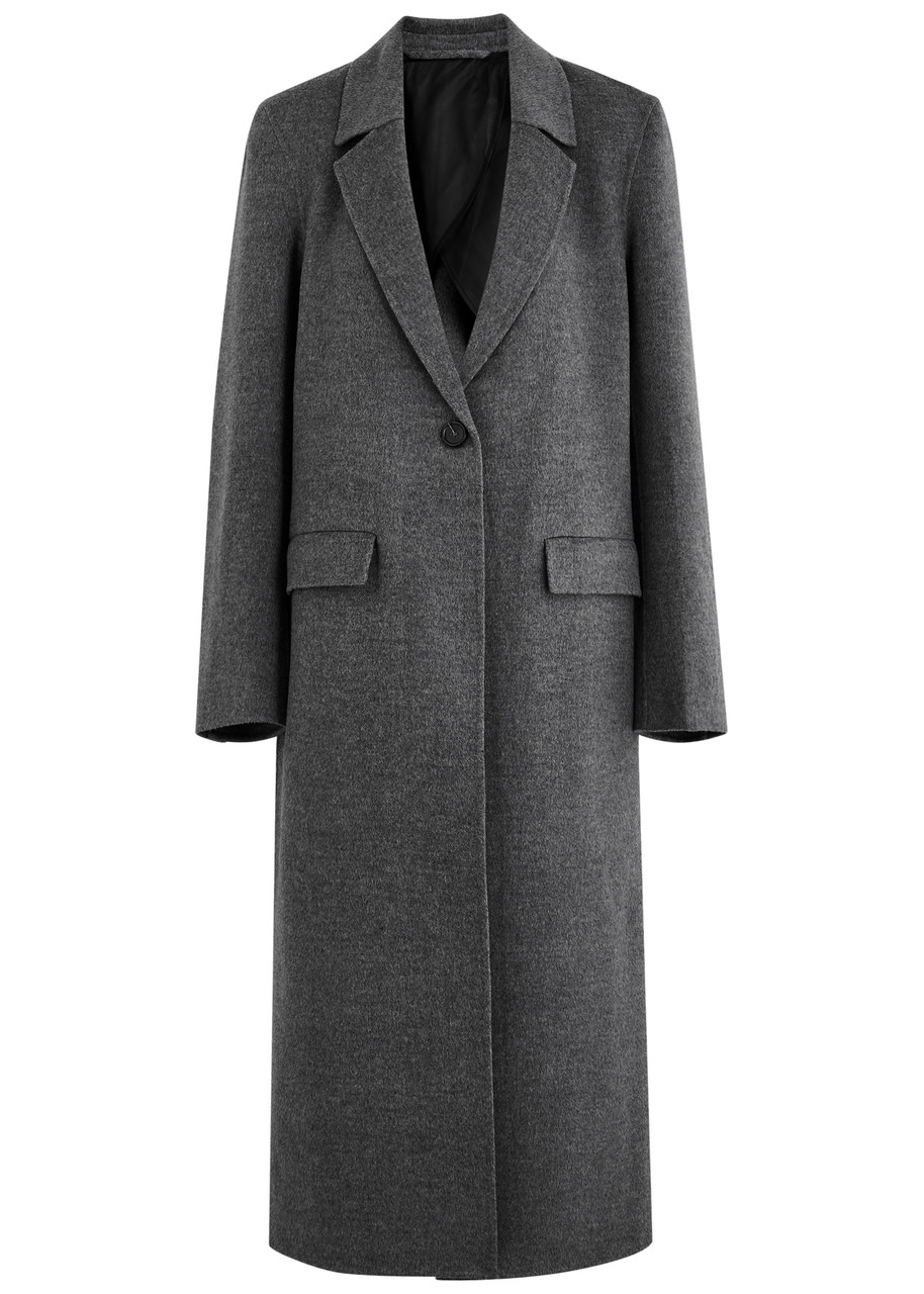 epine エピヌ　volume wool tailored coat gray Grey overcoat | Made in Italy | Pini Parma