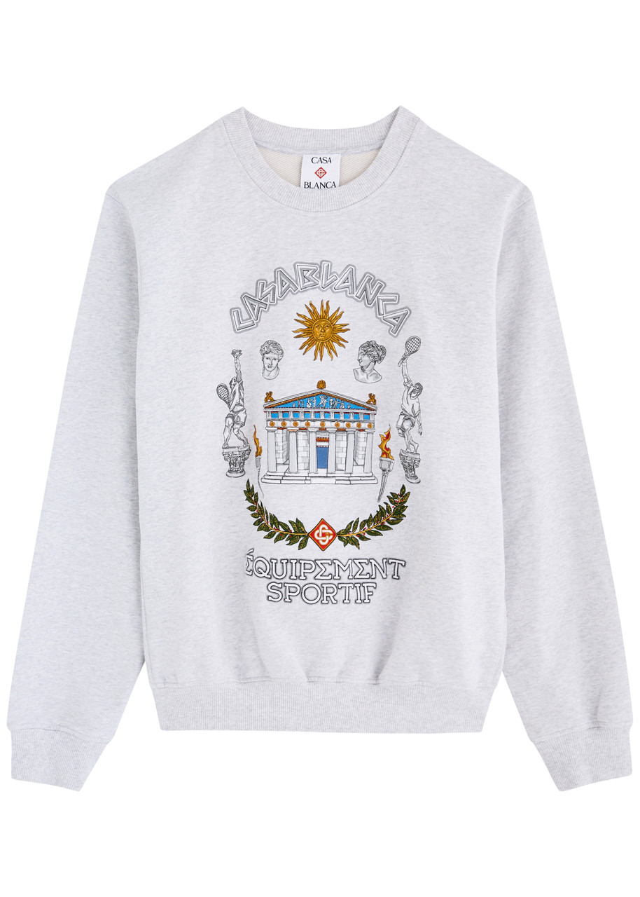 スウェット・トレーナー CASABLANCA LE TEMPLE DU SPORT SWEATSHIRT CASABLANCA Le Temple Du Sport cotton sweatshirt | Harvey Nichols