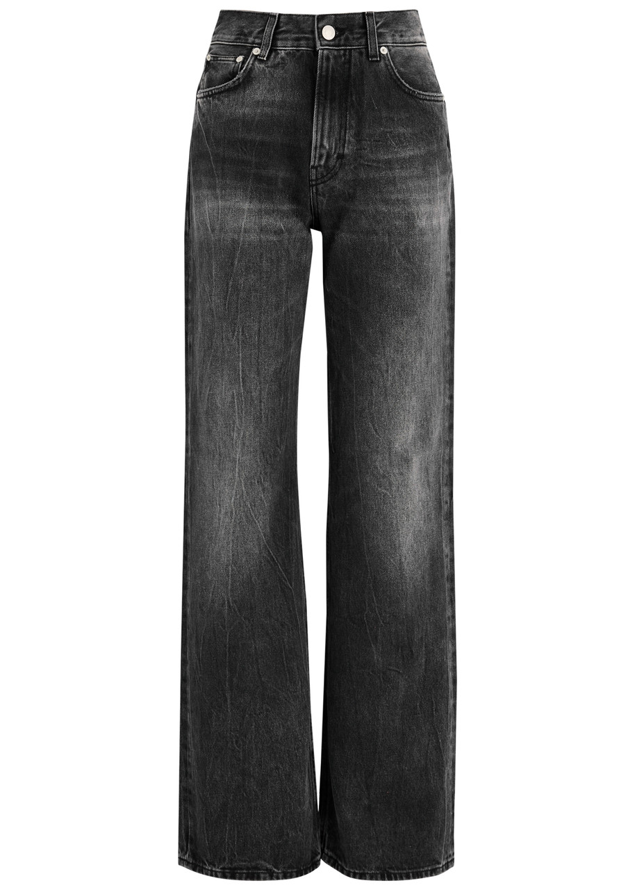 デニム・ジーパン HAIKURE 'Korea Spider Black' jeans Haikure Korea Spider Black Jeans - Black