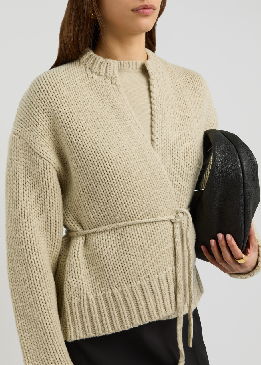 EXTREME CASHMERE N°384 Ginza belted cashmere cardigan | Harvey Nichols