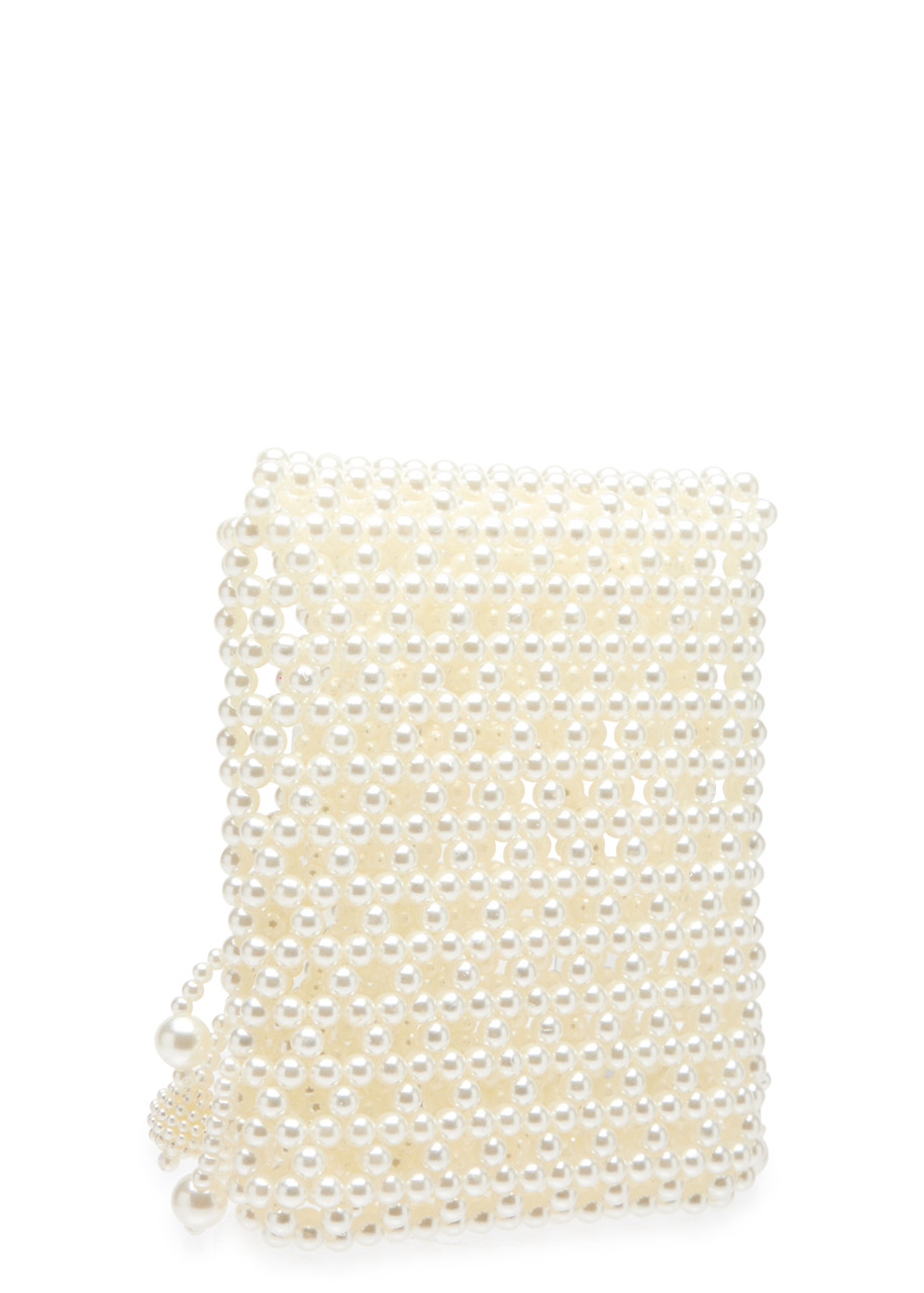 【英国発Sister Jane】Bessie beaded faux pearl cross-body bag Sister Jane Bessie beaded faux pearl cross-body bag