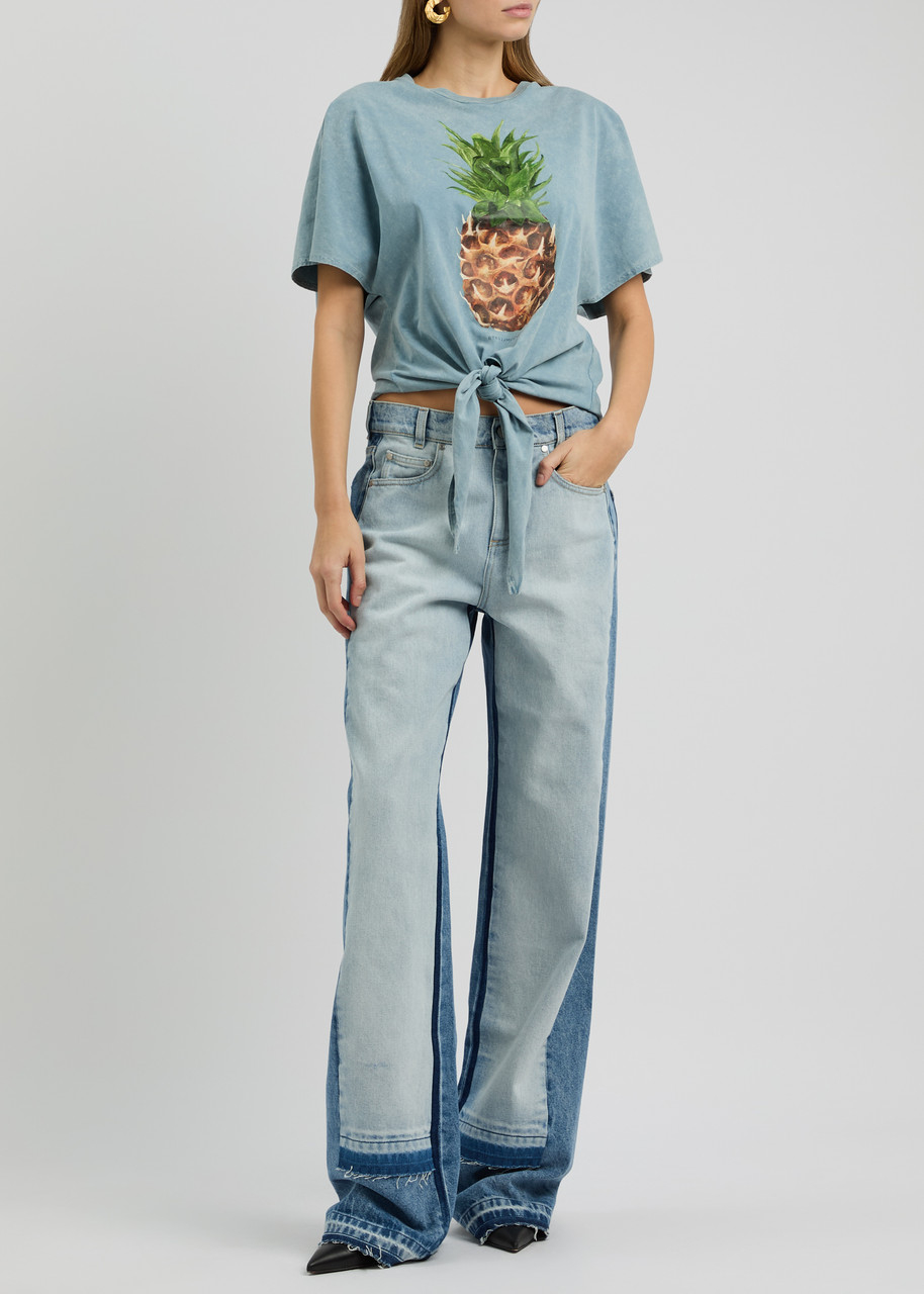Tシャツ・カットソー STELLA MCCARTNEY PINEAPPLE COTTON T-SHIRT 27578159_57381388_600.jpg