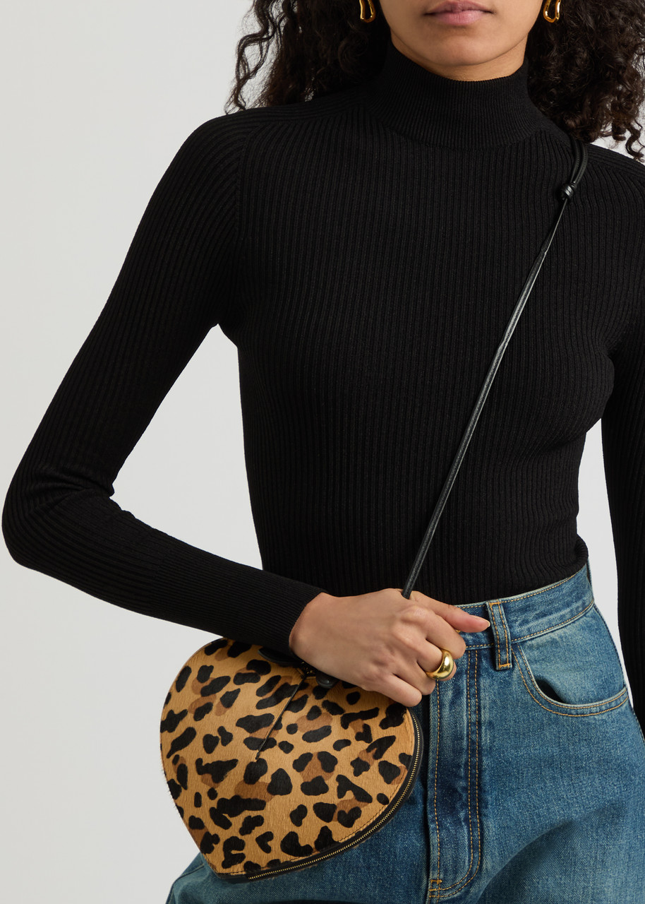 LE COEUR LEOPARD HAIRCALF SHOULDER BAG LE COEUR LEOPARD HAIRCALF SHOULDER BAG