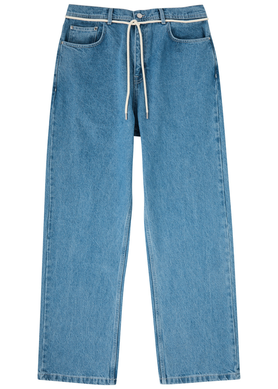 ABOUT BLANK Belted straight-leg jeans | Harvey Nichols