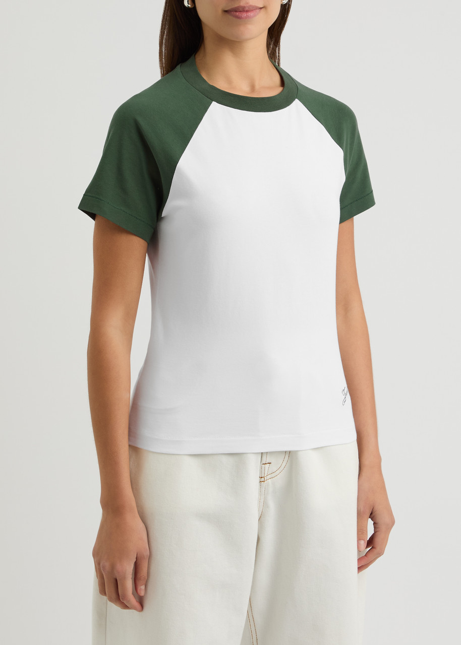 JACQUEMUS Le Mini T-shirt Baseball stretch-cotton T-shirt