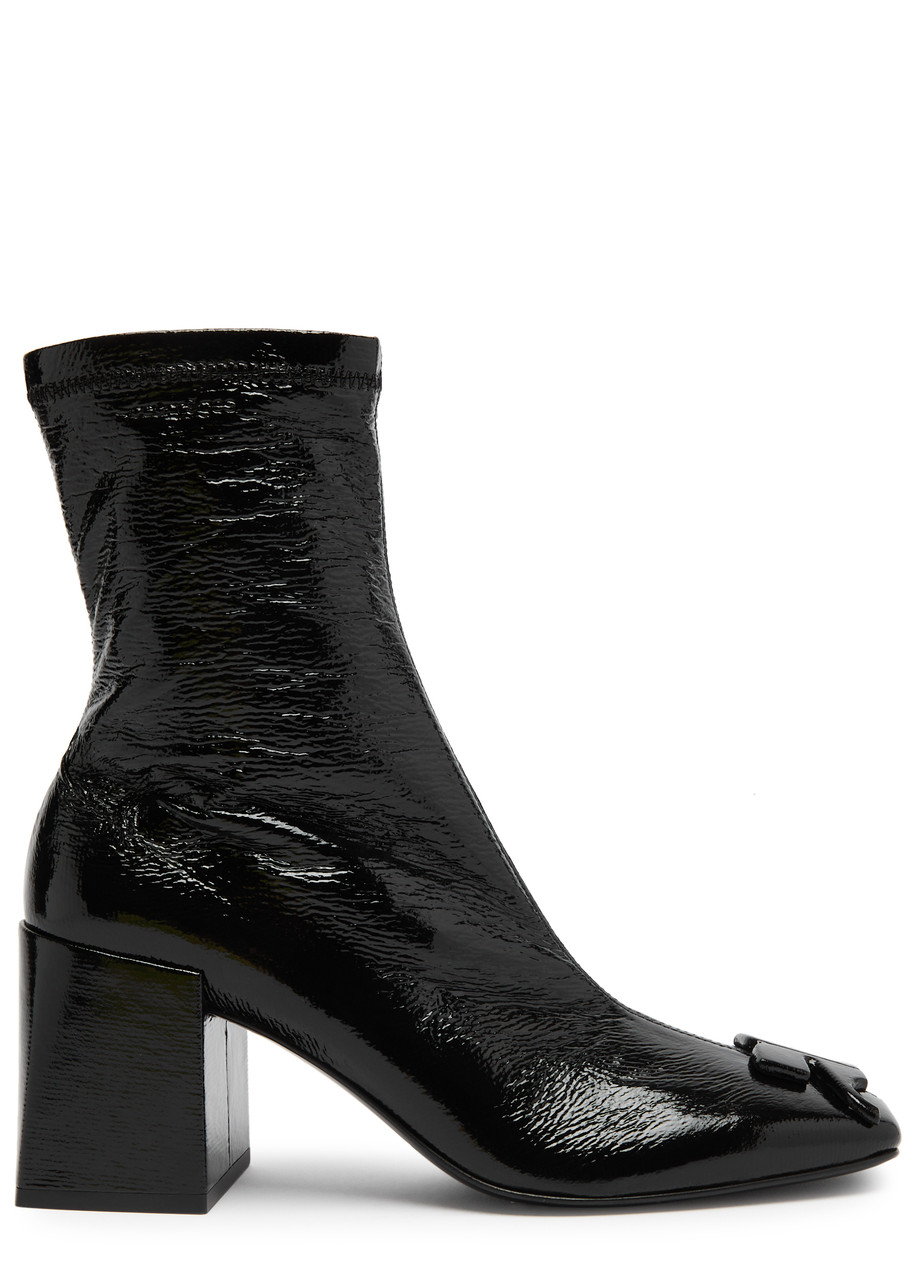 【関税込み】Reedition Ankle Boots - Courreges - Vinyl - Blac REEDITION VINYL ANKLE BOOTS - courrèges