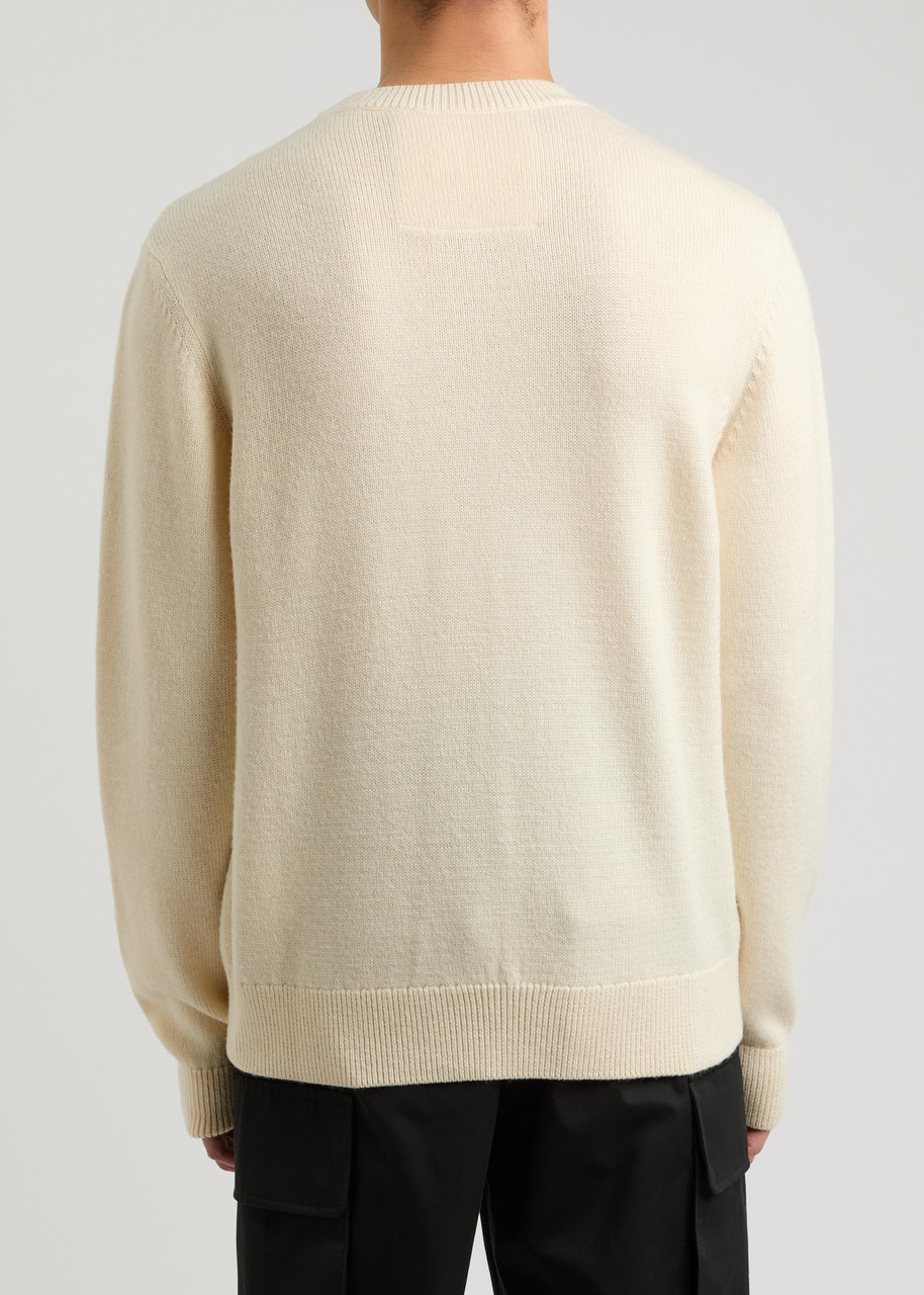 GIVENCHY Logo-embroidered wool jumper Harvey Nichols