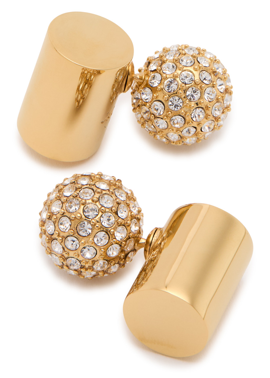 JACQUEMUS Les Boucles Perlina stud earrings | Harvey Nichols JACQUEMUS Les Boucles Perlina stud earrings | Harvey Nichols