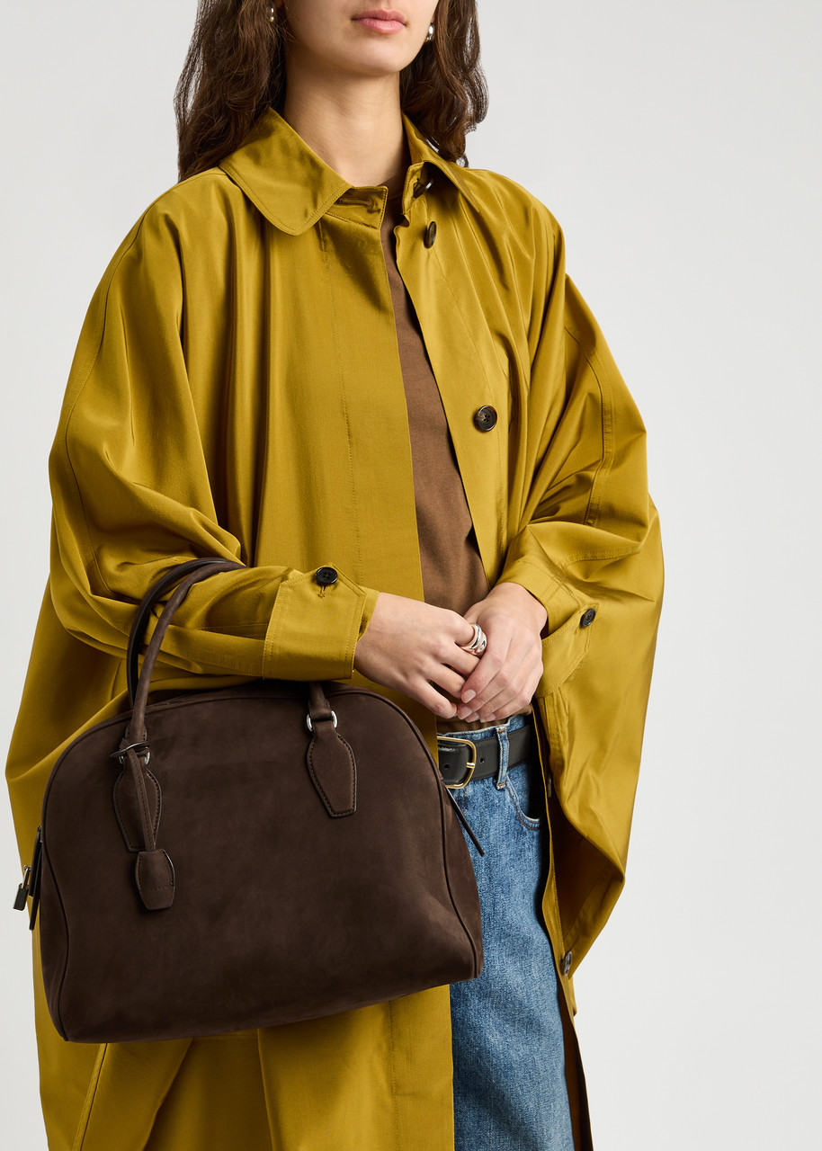 The Row India ヌバック製 バッグ THE ROW India 12 nubuck top handle bag | Harvey Nichols