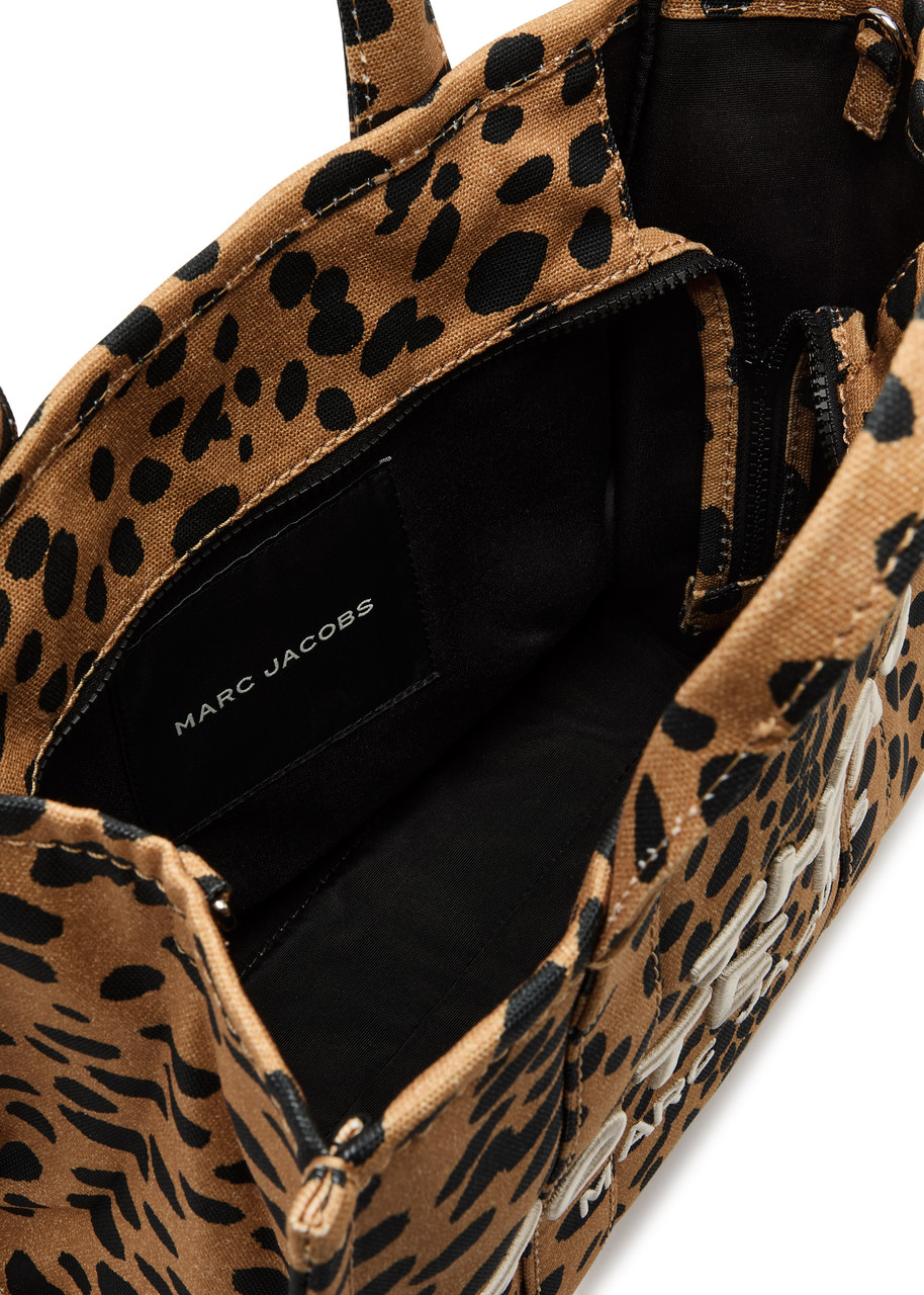 MARC JACOBS The Tote medium leopard canvas tote | Harvey Nichols MARC JACOBS The Tote medium leopard canvas tote | Harvey Nichols