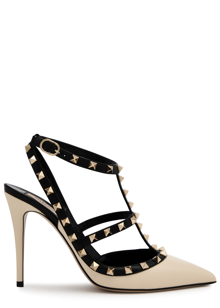 VALENTINO GARAVANI Rockstud 100 leather pumps | Harvey Nichols