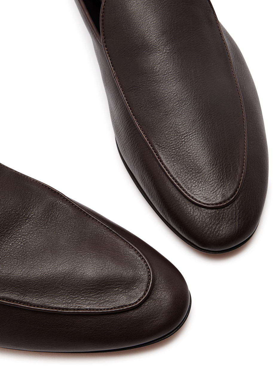THE ROW Awar leather loafers | Harvey Nichols