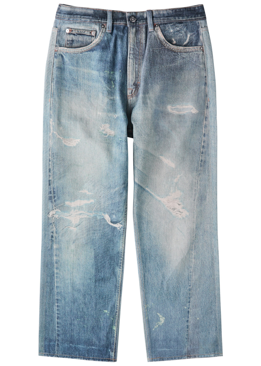 OUR LEGACY Third Cut printed straight-leg jeans | Harvey Nichols