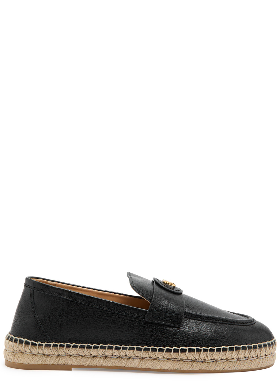 VALENTINO GARAVANI Palm Avenue leather espadrille loafers | Harvey
