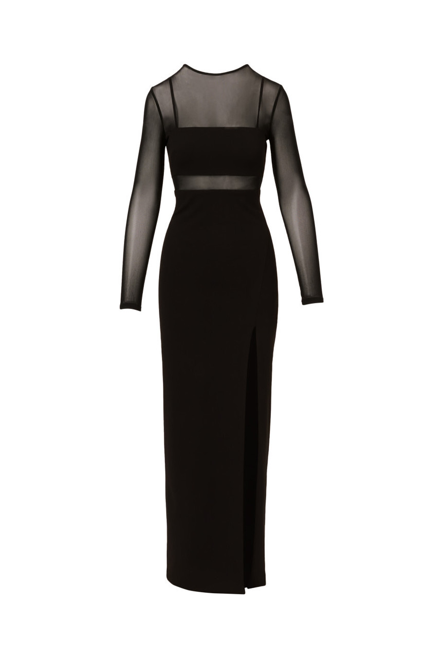 【海外限定】AdriannaPapell ドレス☆Knit Crepe Column Long Dr ADRIANNA X ADRIANNA PAPELL Knit crepe column long dress