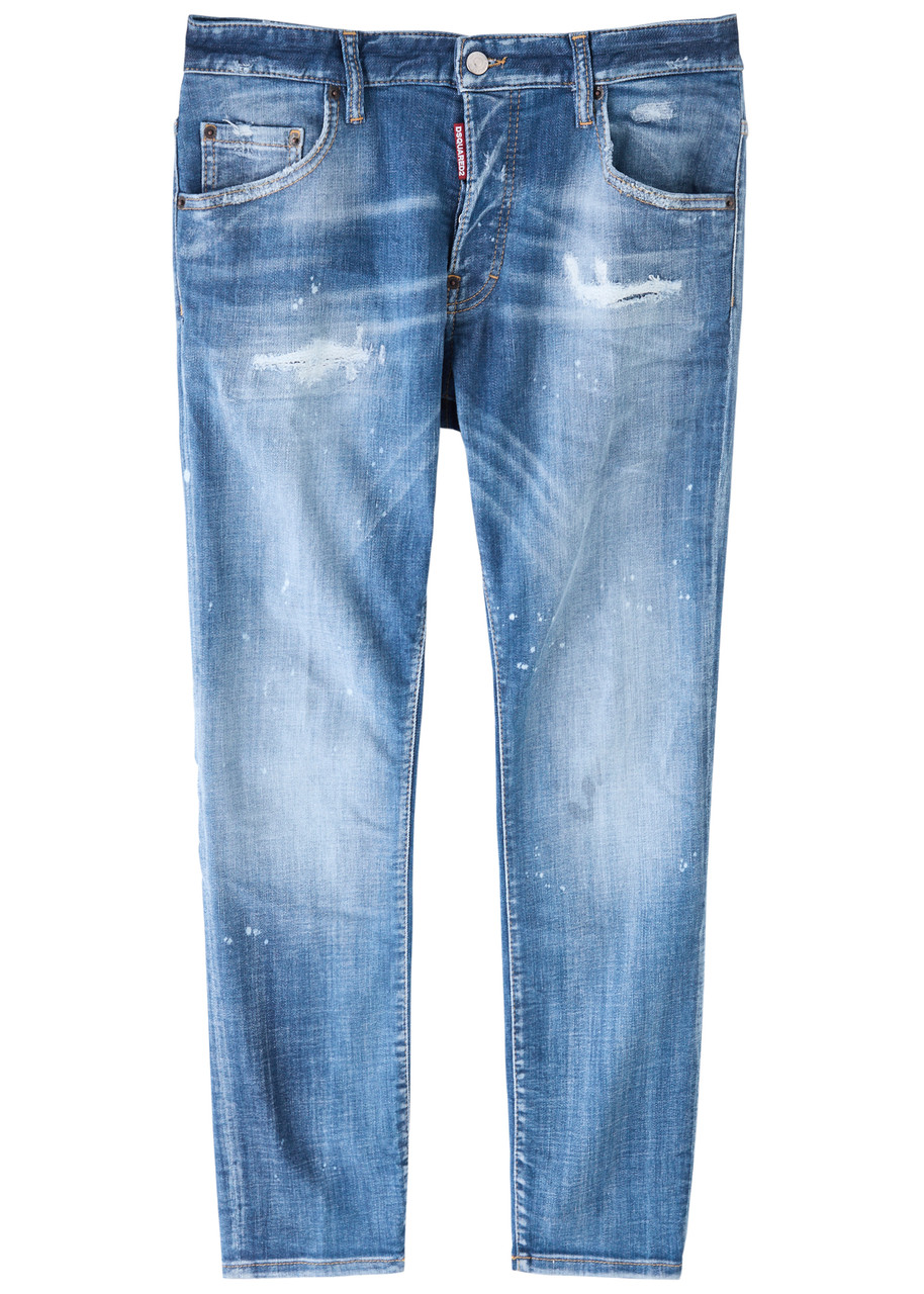 DSQUARED2 Skater distressed skinny jeans | Harvey Nichols