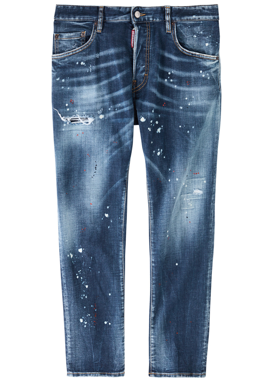 DSQUARED2 Skater distressed skinny jeans | Harvey Nichols