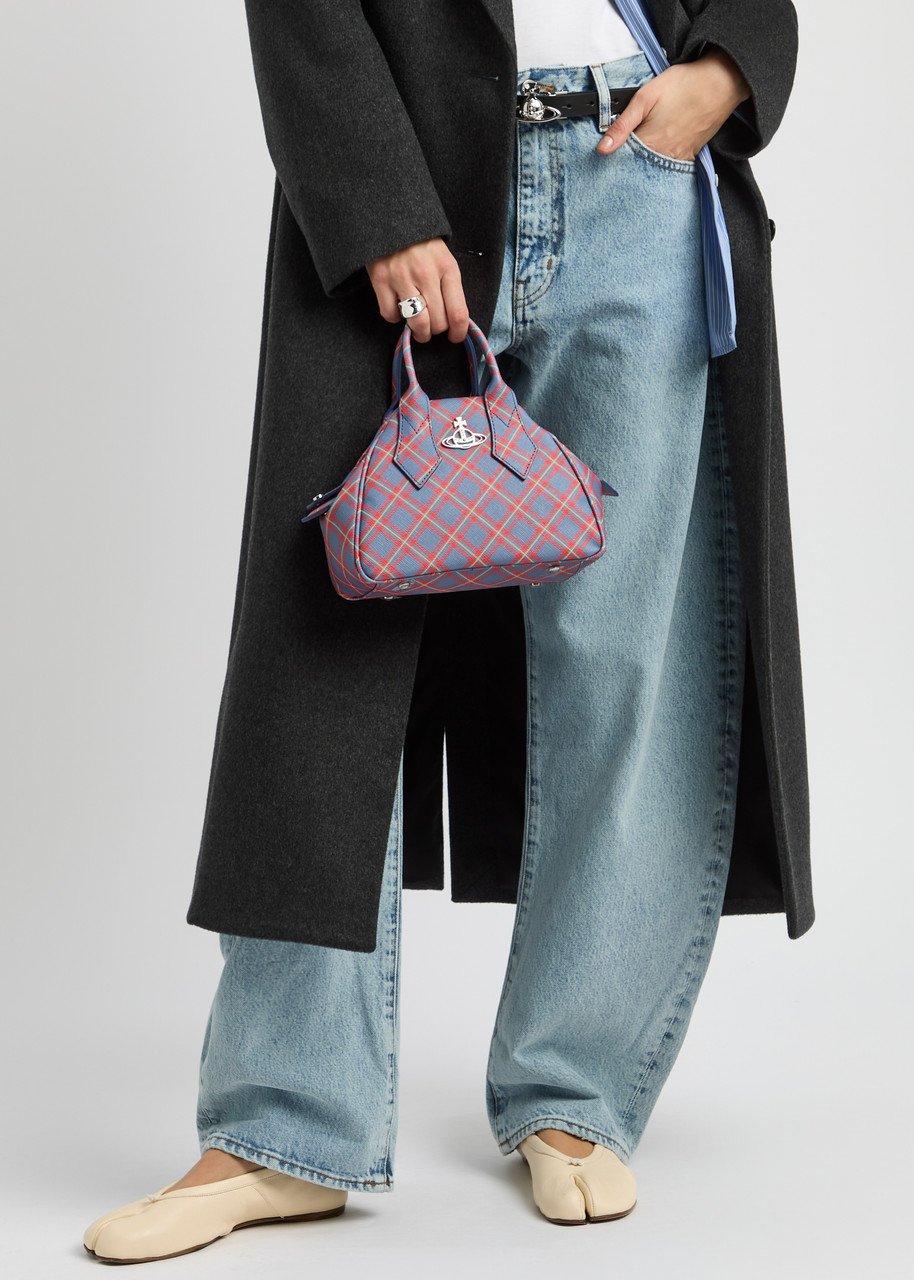 Vivienne Westwood Yasmine small checked faux leather top Vivienne Westwood Yasmine small checked faux leather top