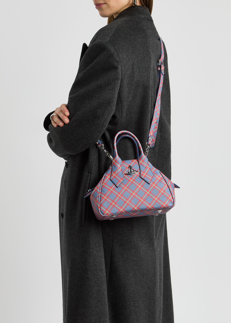 Vivienne Westwood Yasmine small checked faux leather top Vivienne Westwood Yasmine small checked faux leather top