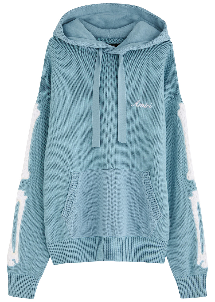 AMIRI Bones hooded cotton-knit sweatshirt | Harvey Nichols