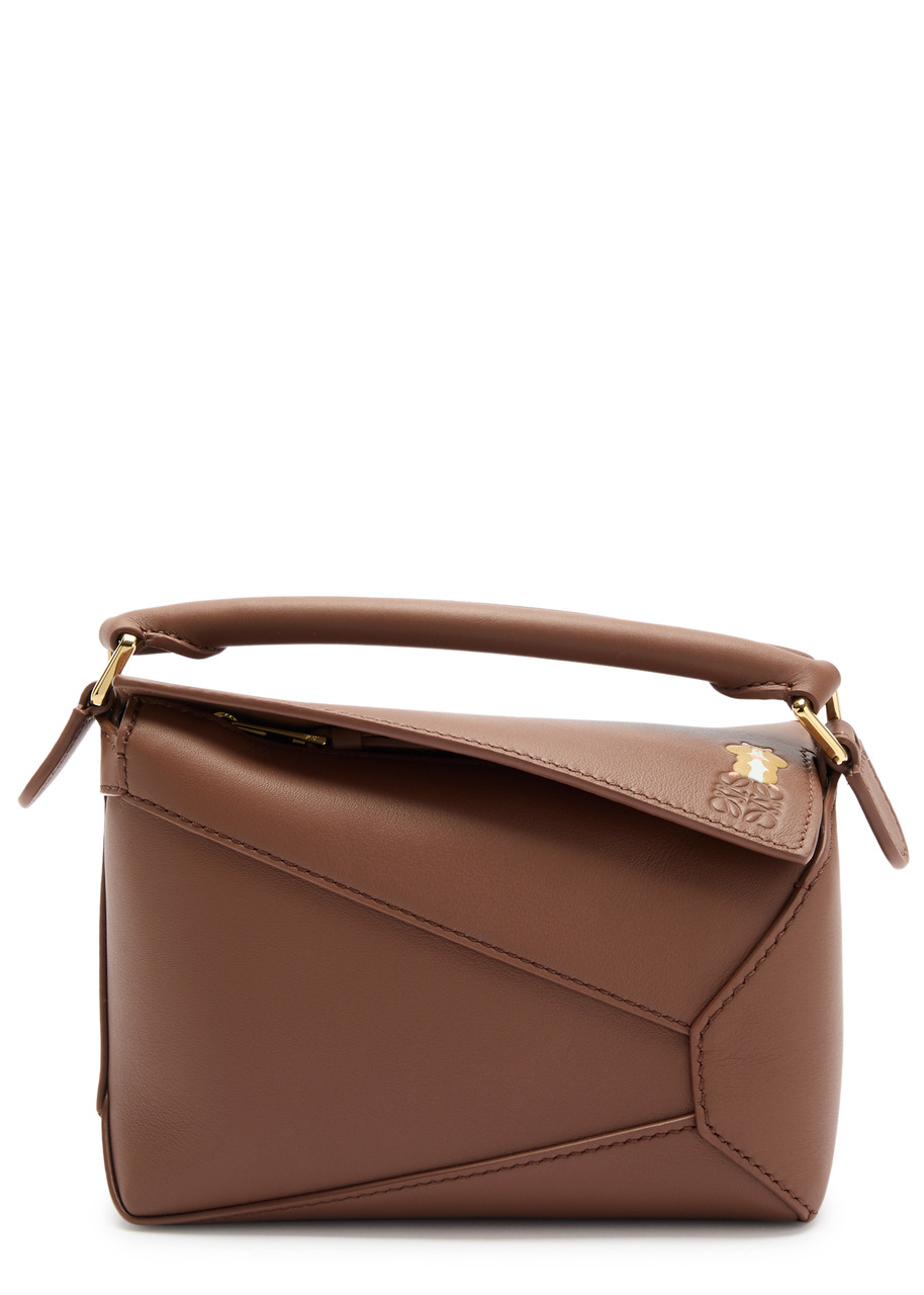 Loewe X Suna Fujita Puzzle Edge Hamster mini leather cross-body