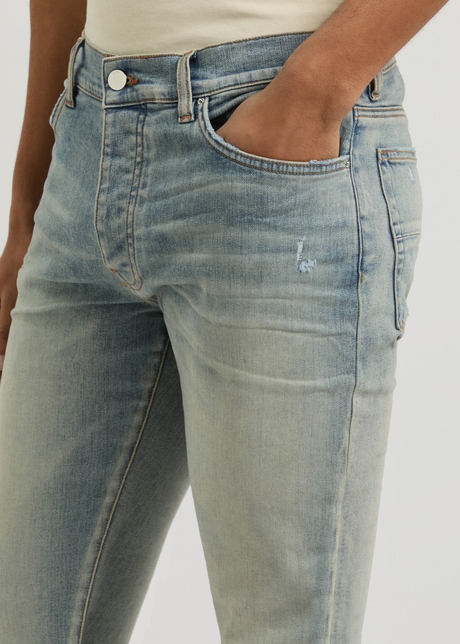 AMIRI Stack Jean 32 USA製　ヴィンテージ加工 スキニー AMIRI Stack distressed slim-leg jeans | Harvey Nichols