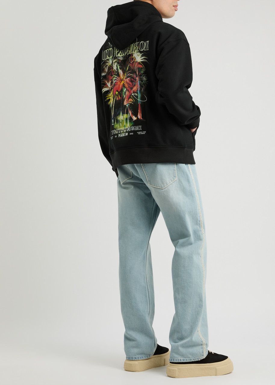 WOOYOUNGMI Logo-print hooded cotton sweatshirt | Harvey Nichols