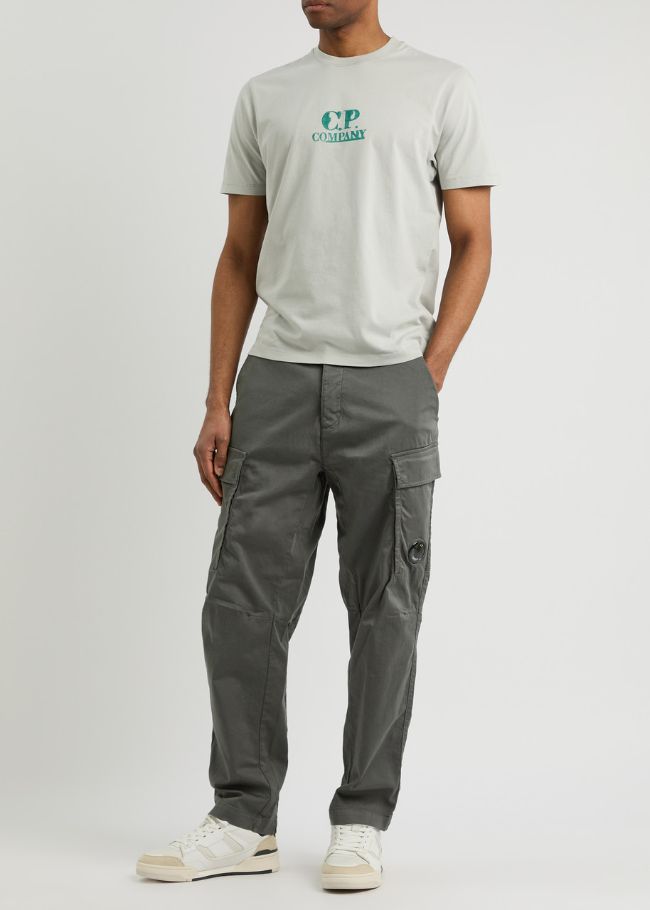 C.P. COMPANY Straight-leg stretch-cotton cargo trousers | Harvey