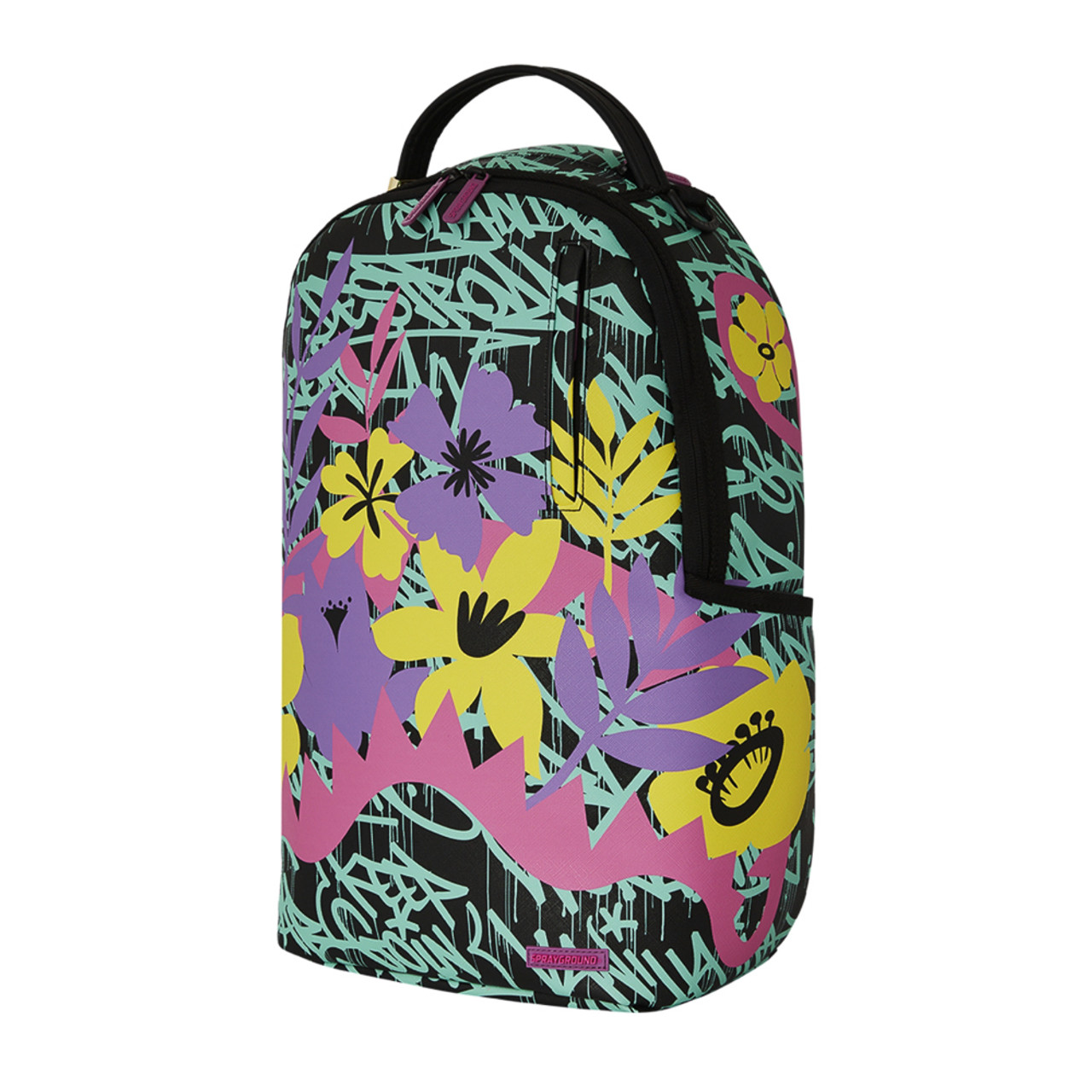 希少spraygroundバックパック Sprayground kid's backpack in graffiti print faux leather