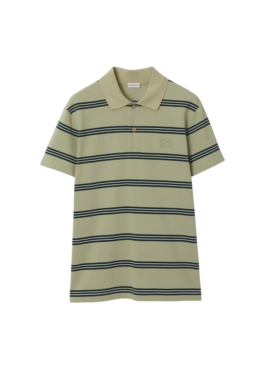 BURBERRY Striped cotton polo shirt | Harvey Nichols