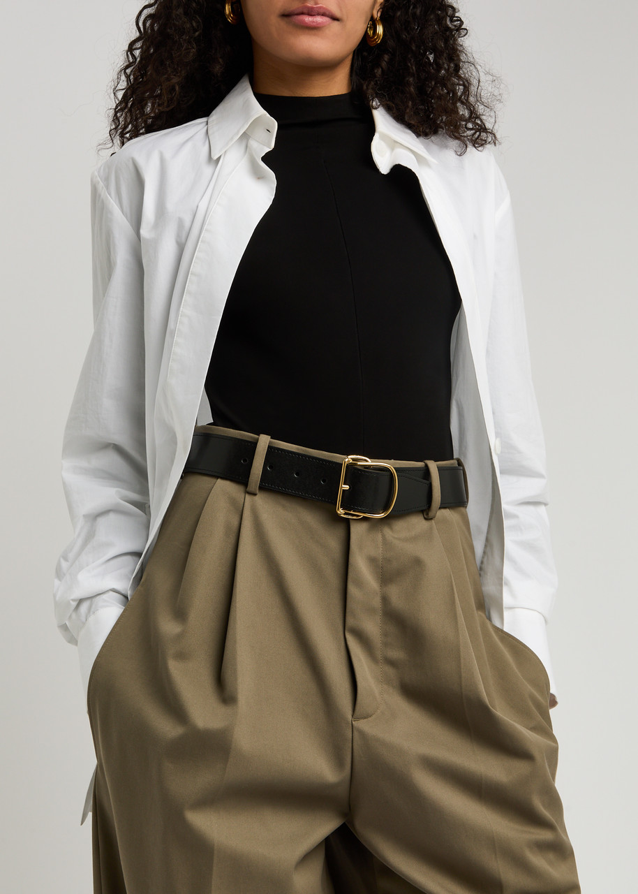 TOTEME Swirl leather belt | Harvey Nichols