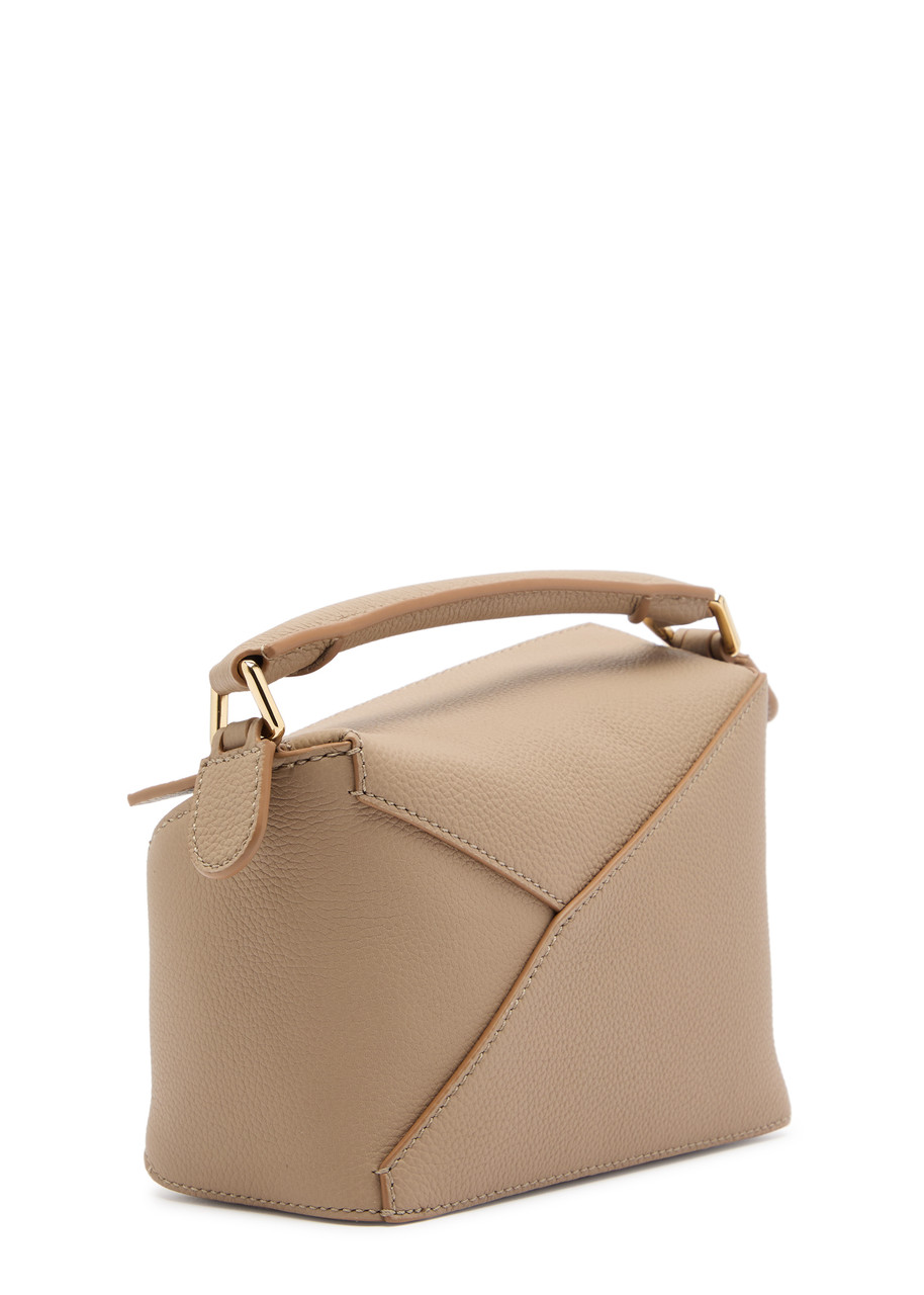 LOEWE Puzzle Edge mini leather top handle bag | Harvey Nichols LOEWE Puzzle Edge mini leather top handle bag | Harvey Nichols
