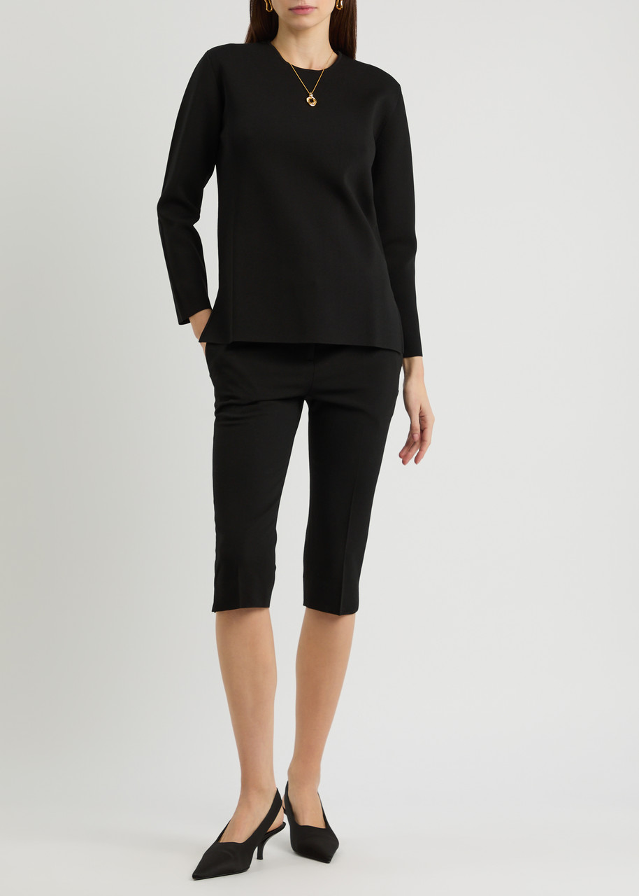 TOTEME Capri wool blend trouser トートバッグ シャツ TOTEME Wool-blend capri trousers | Harvey Nichols