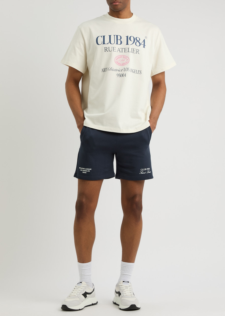 CLUB 1984 Melrose printed cotton shorts | Harvey Nichols