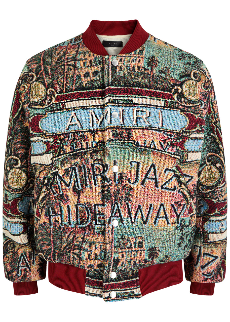 AMIRI Jazz Hideaway jacquard cotton bomber jacket | Harvey Nichols